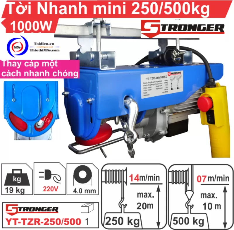TỜI NHANH MINI 250-500KG STRONGER