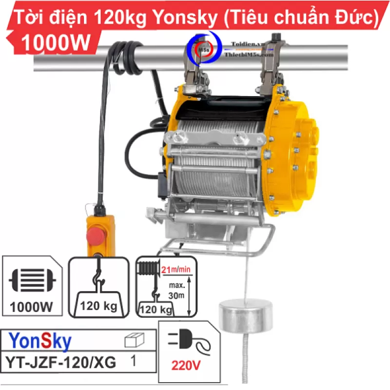 TỜI ĐIỆN YONSKY 120KG 1000W