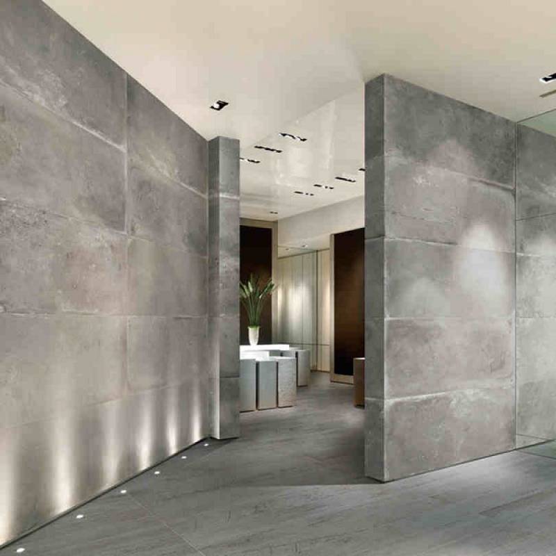 Gạch men Ceramic lát nền và ốp tường hiện đại 600*1200mm màu xám