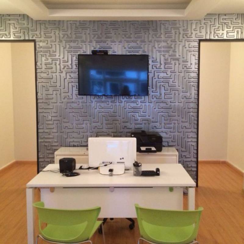 Gạch 3d ốp tường trang trí chống thấm màu xám