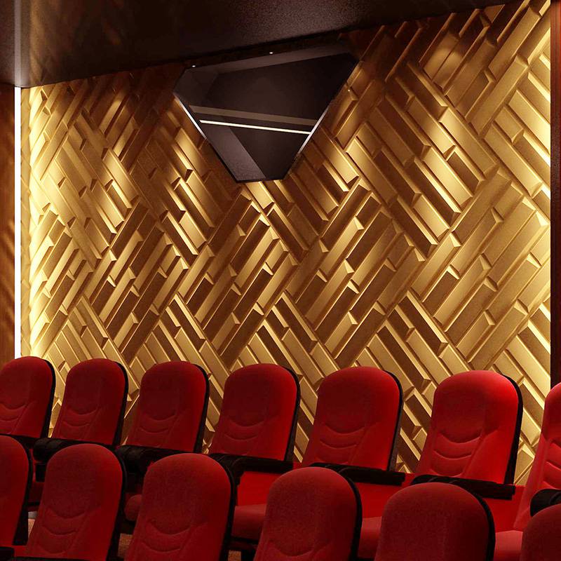 Gạch 3d ốp tường trang trí chống thấm màu đồng