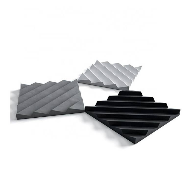 Gạch ốp tường trang trí 300*300mm màu đen