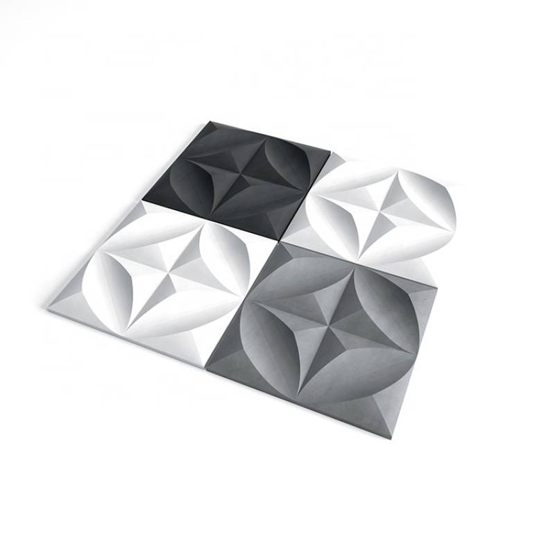 Gạch ốp tường trang trí 300*300mm màu đen