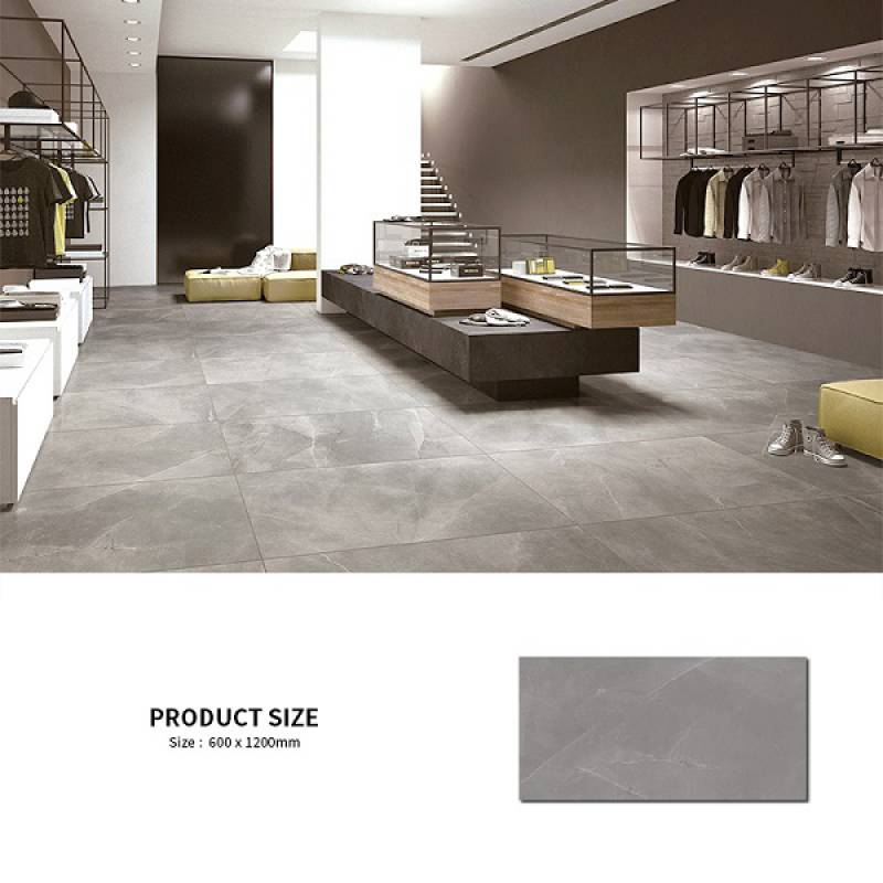 Gạch lát nền tráng men đá cẩm thạch bóng toàn thân 600*1200mm GN12404R