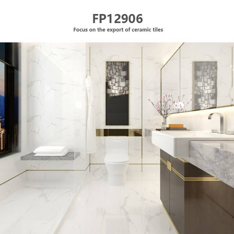 Gạch lát nền tráng men đánh bóng toàn thân 600*1200mm FP12906