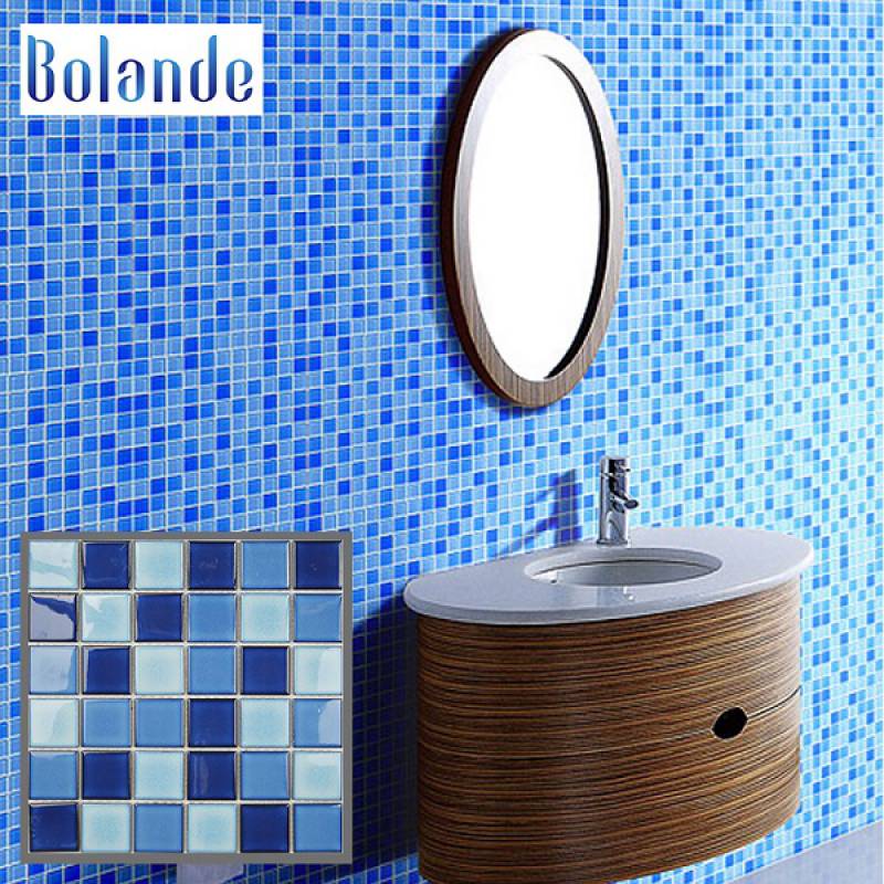 Gạch khảm tráng men gốm sứ màu xanh 300*300mm MSC-20 