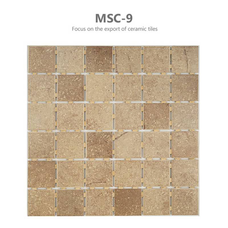 Gạch khảm tráng men gốm sứ màu nâu 309*309mm MSC-9 