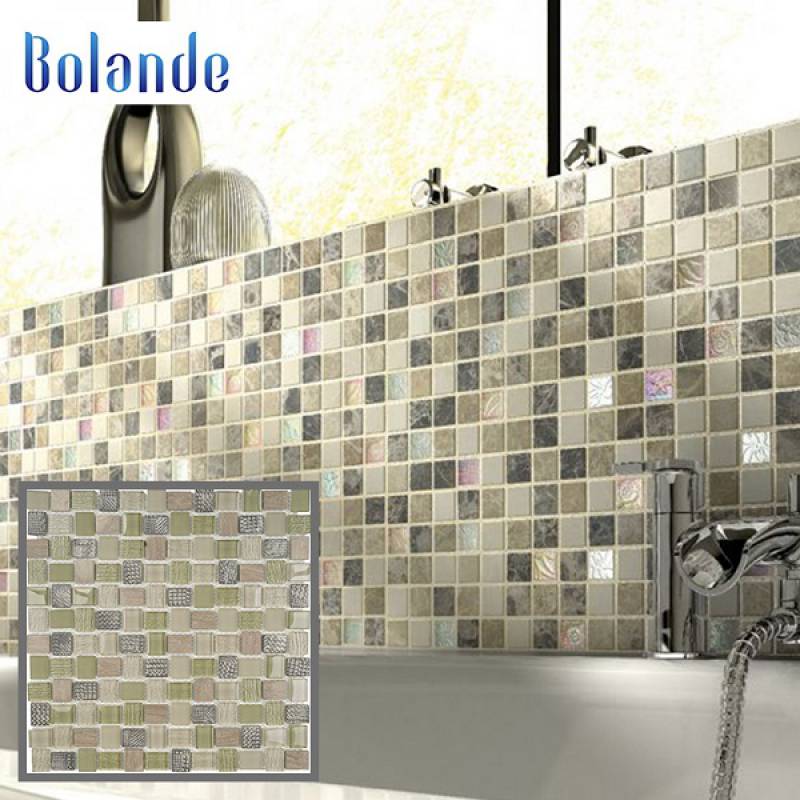 Gạch Mosaic thủy tinh cao cấp 300*300mm MSG-14