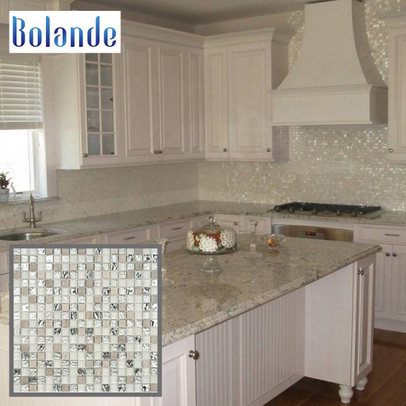 Gạch Mosaic thủy tinh pha lê 300*300mm MSG-21