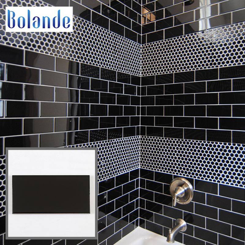 Gạch thẻ trang trí bề mặt bóng 75*150mm BL7515B