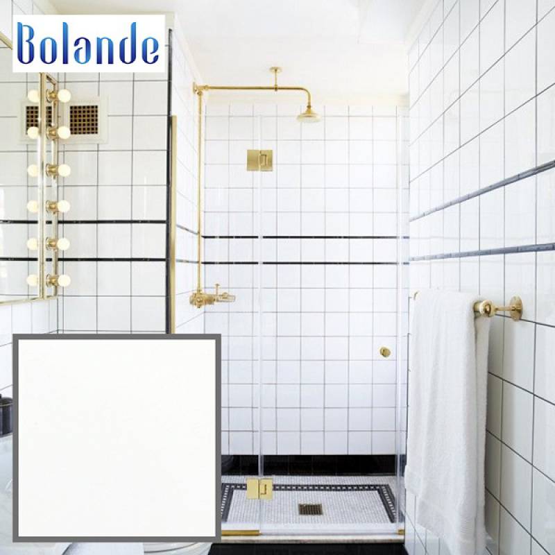 Gạch thẻ trang trí bề mặt bóng phẳng 100*100mm BL1010W