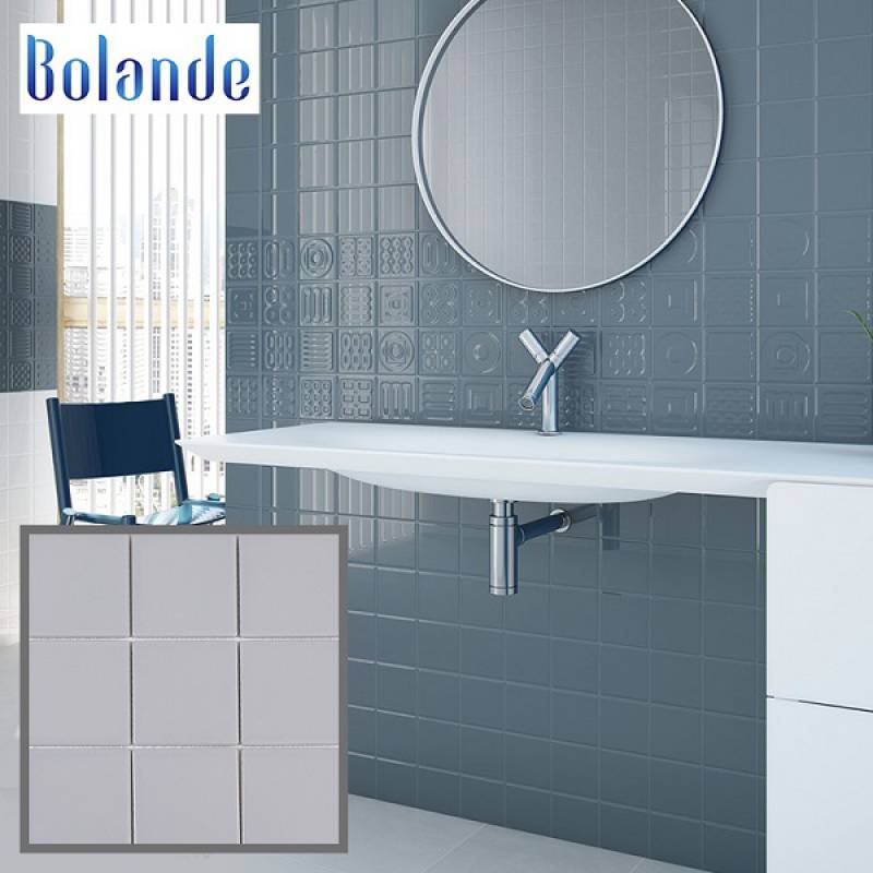 Gạch thẻ trang trí matt tráng men 97*97mm BL9797LGM