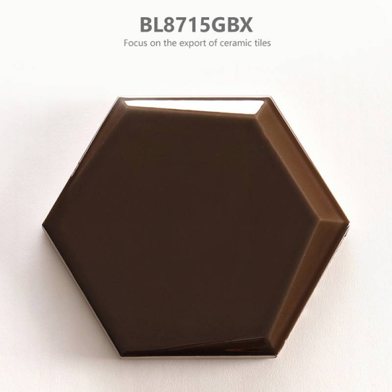 Gạch thẻ lục giác bóng vát 87*150*173mm BL8715GBX