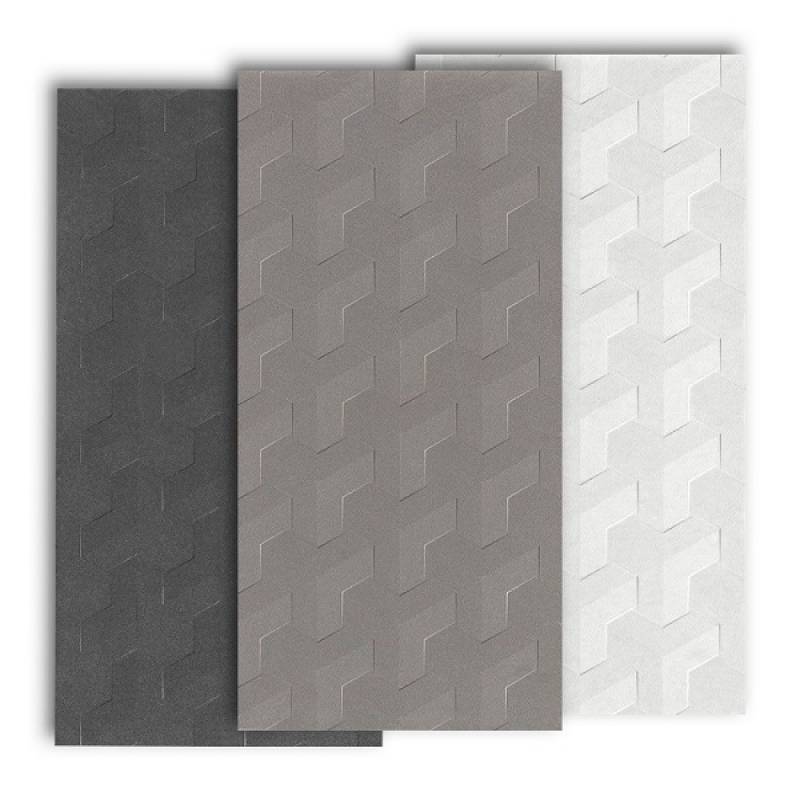 Gạch ốp tường 3D 300*600mm GF3A02M