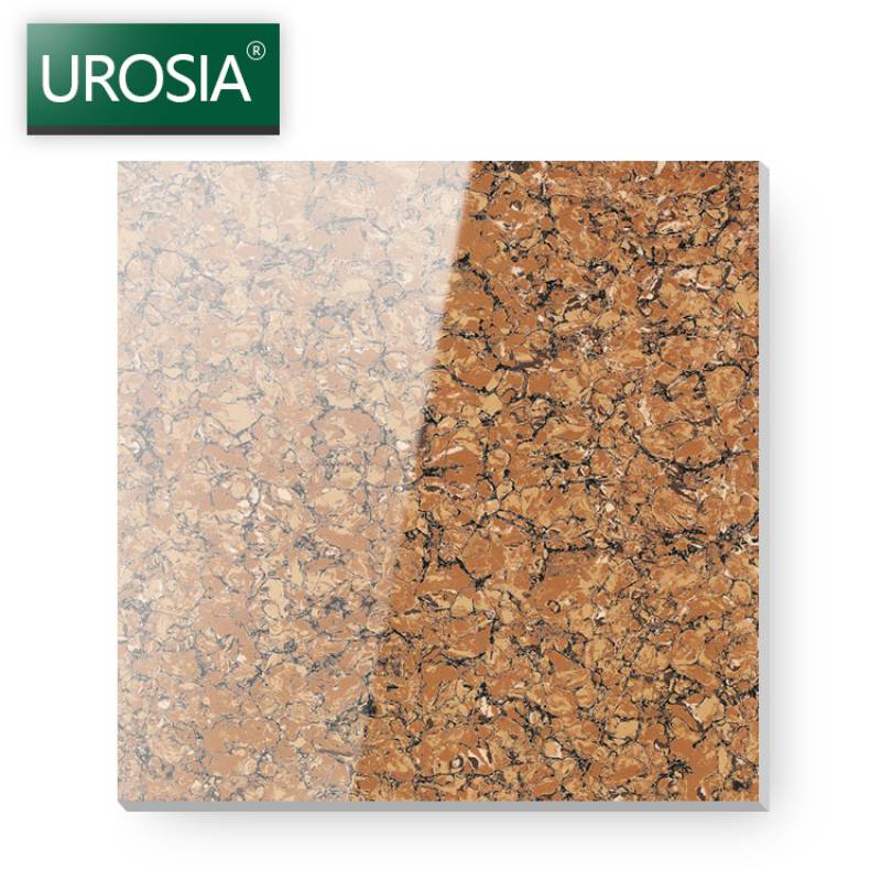 Gạch ốp lát nano bóng trang trí màu nâu 600*600mm CTUPDG-XL07