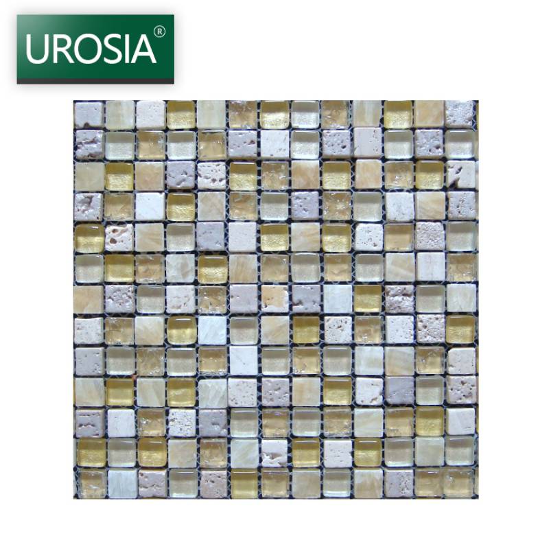 Gạch mosaic ốp lát trang trí màu sắc hỗn hợp JS15026