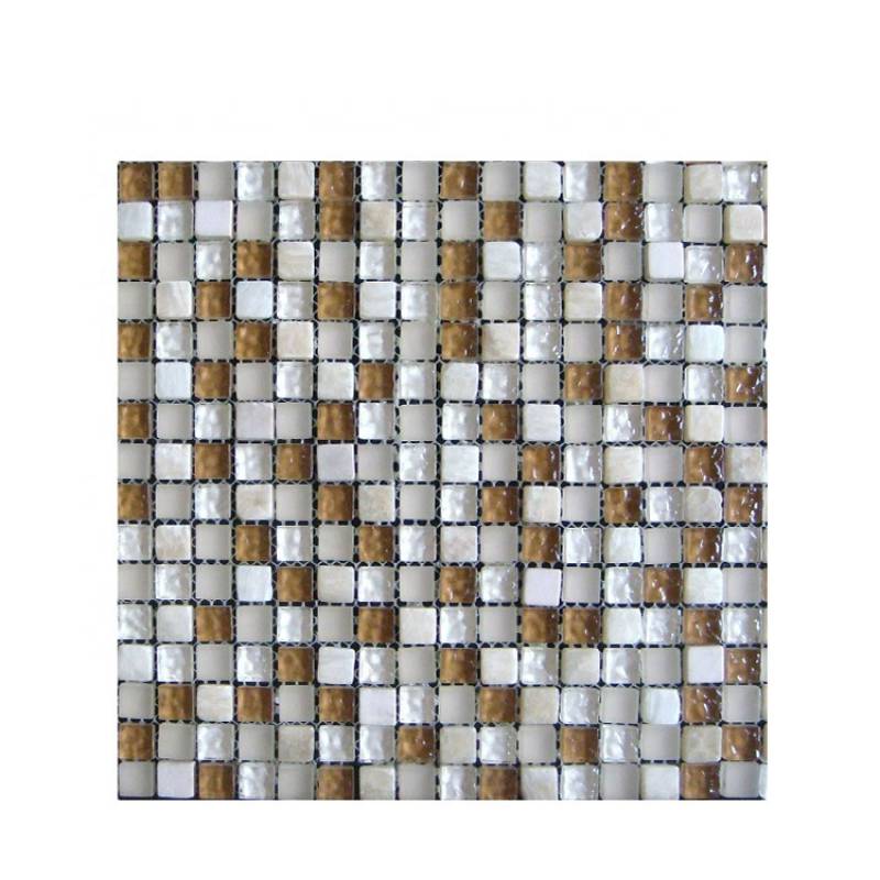 Gạch mosaic ốp tường trang trí màu sắc hỗn hợp 300*300mm JS15002