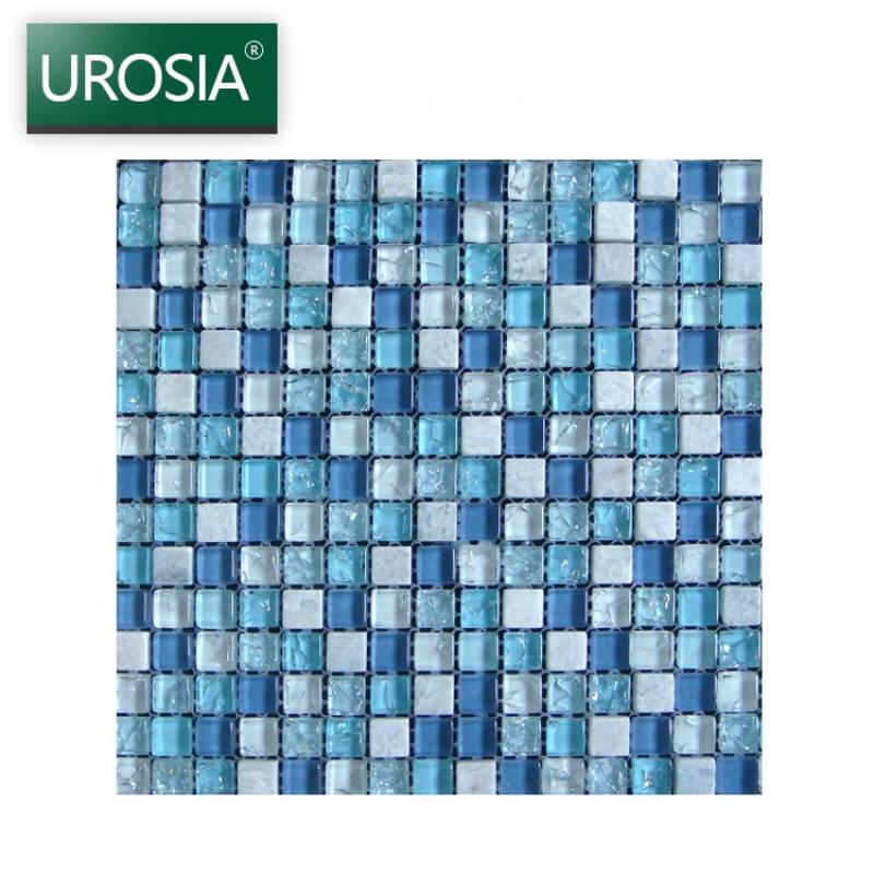 Gạch mosaic ốp tường trang trí màu sắc hỗn hợp 300*300mm JS15003