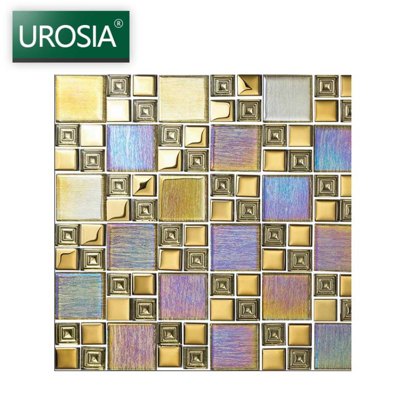 Gạch mosaic ốp tường trang trí màu sắc hỗn hợp 300*300mm DGZ06