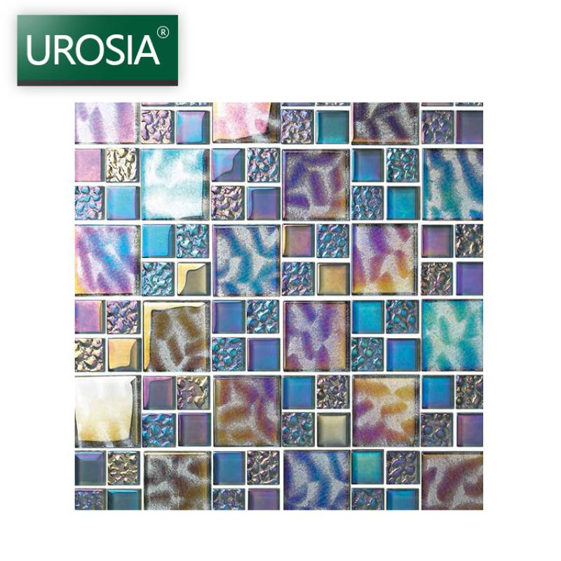 Gạch mosaic ốp tường trang trí màu sắc hỗn hợp 300*300mm DGZ09