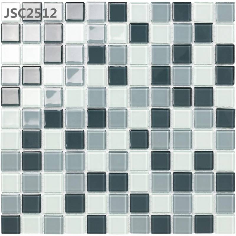 Gạch mosaic ốp tường trang trí màu sắc hỗn hợp 300*300mm JSC2512