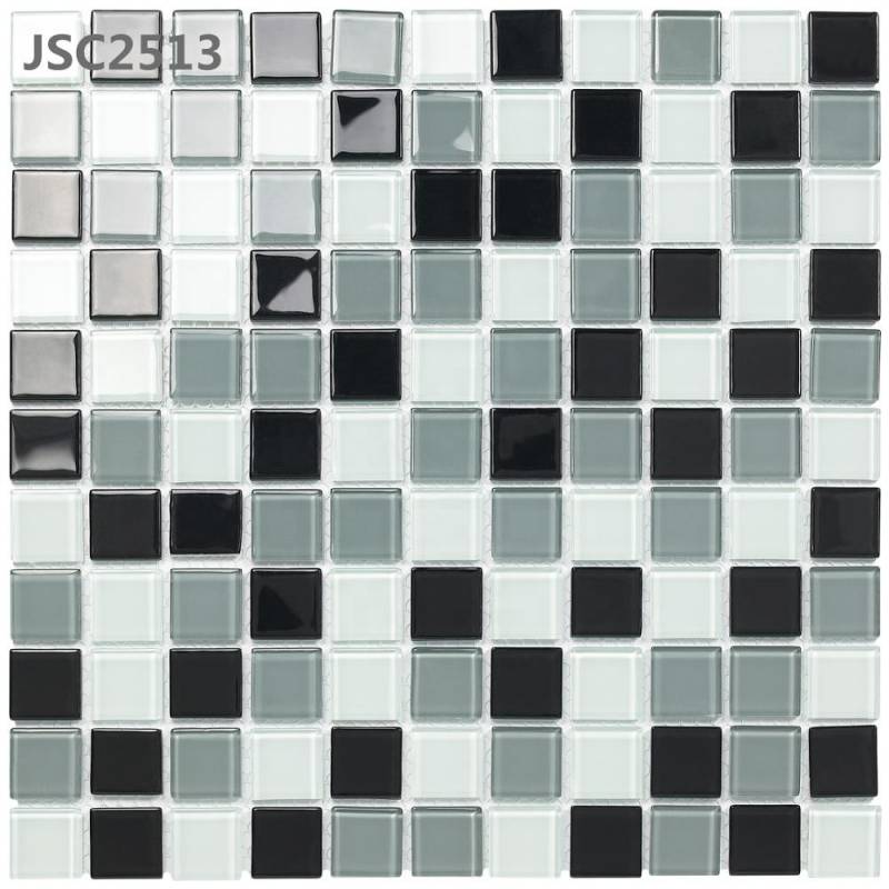 Gạch mosaic ốp tường trang trí màu sắc hỗn hợp 300*300mm JSC2513