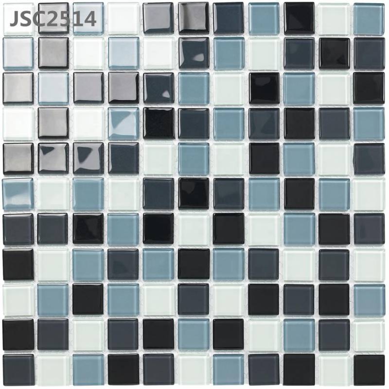 Gạch mosaic ốp tường trang trí màu sắc hỗn hợp 300*300mm JSC2514