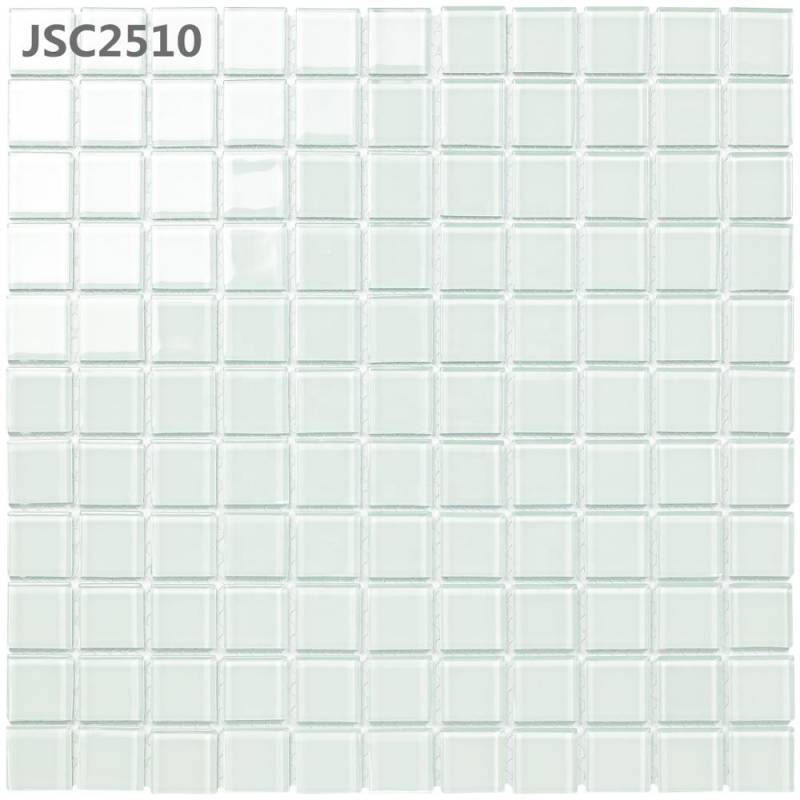 Gạch mosaic ốp tường trang trí màu trắng 300*300mm JSC2510