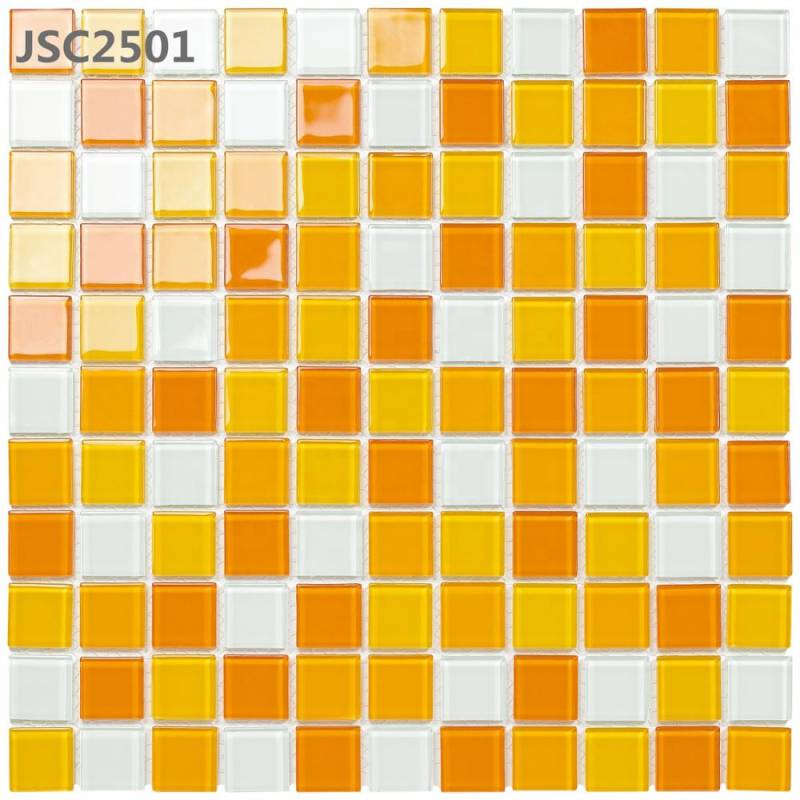 Gạch mosaic ốp tường trang trí màu sắc hỗn hợp 300*300mm JSC2501
