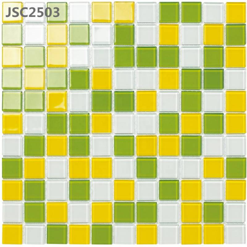 Gạch mosaic ốp tường trang trí màu sắc hỗn hợp 300*300mm JSC2503