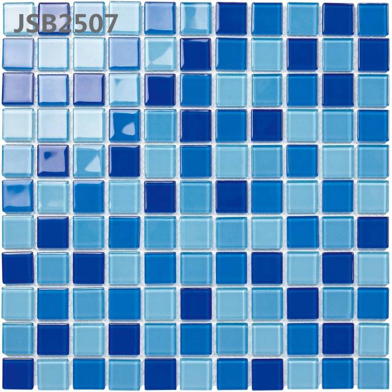 Gạch mosaic ốp tường trang trí màu sắc hỗn hợp 300*300mm JSB2507