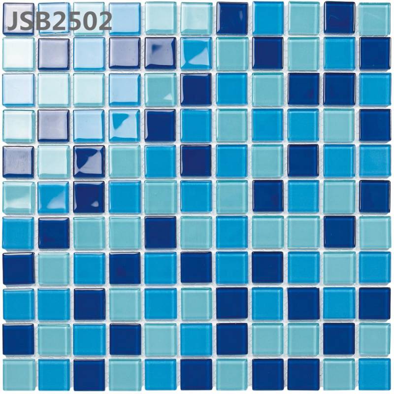 Gạch mosaic ốp tường trang trí màu sắc hỗn hợp 300*300mm JSB2502