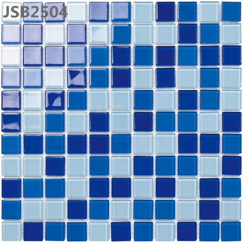 Gạch mosaic ốp tường trang trí màu sắc hỗn hợp 300*300mm JSB2504