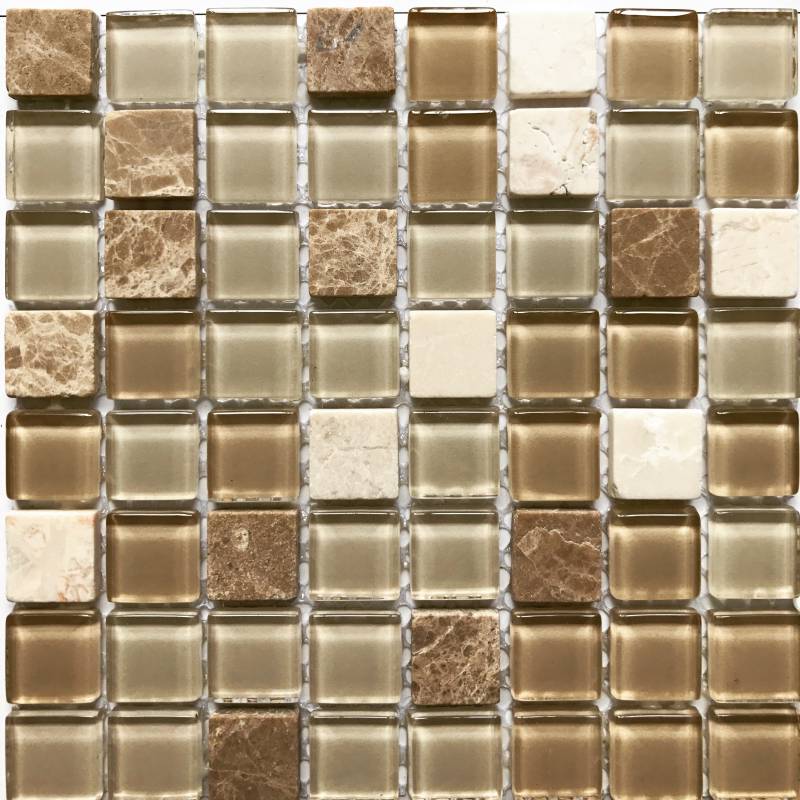 Gạch mosaic trang trí hình màu sắc hỗn hợp 15*15mm JSP15307