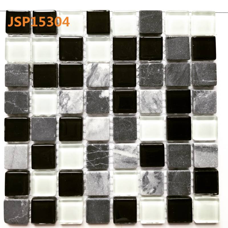 Gạch mosaic trang trí hình màu sắc hỗn hợp 15*15mm JSP15304