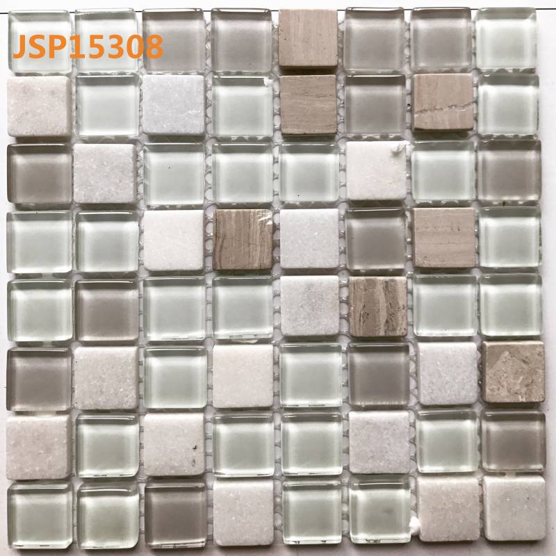 Gạch mosaic trang trí hình màu sắc hỗn hợp 15*15mm JSP15308