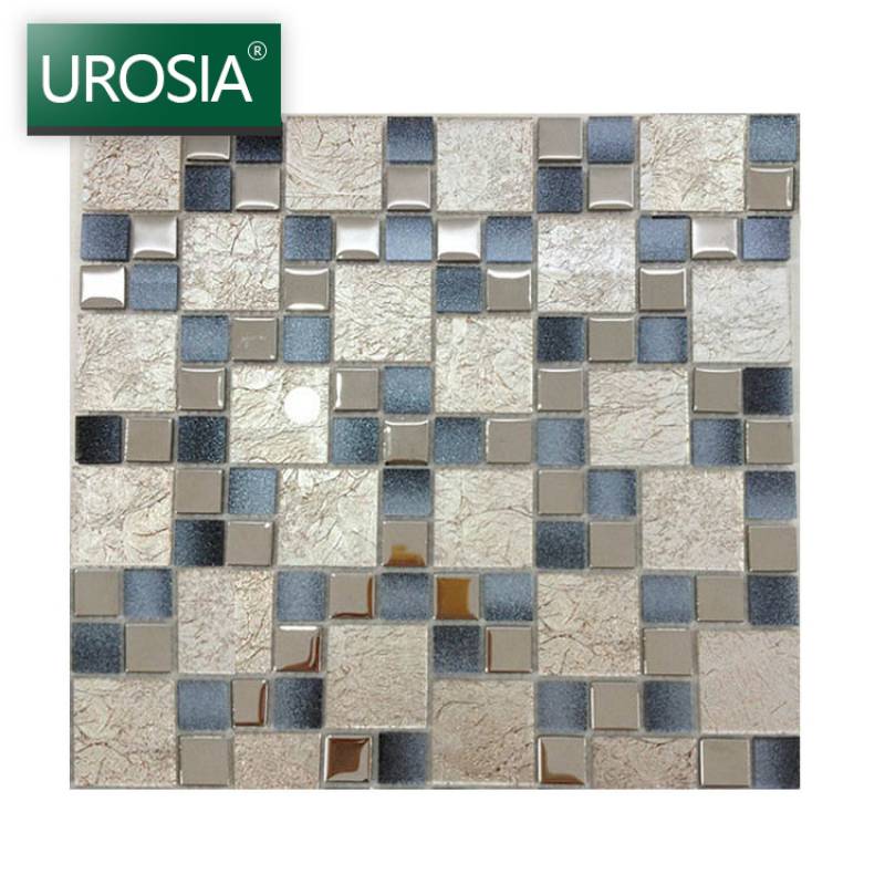 Gạch mosaic trang trí hình màu sắc hỗn hợp 300*300mm FB003