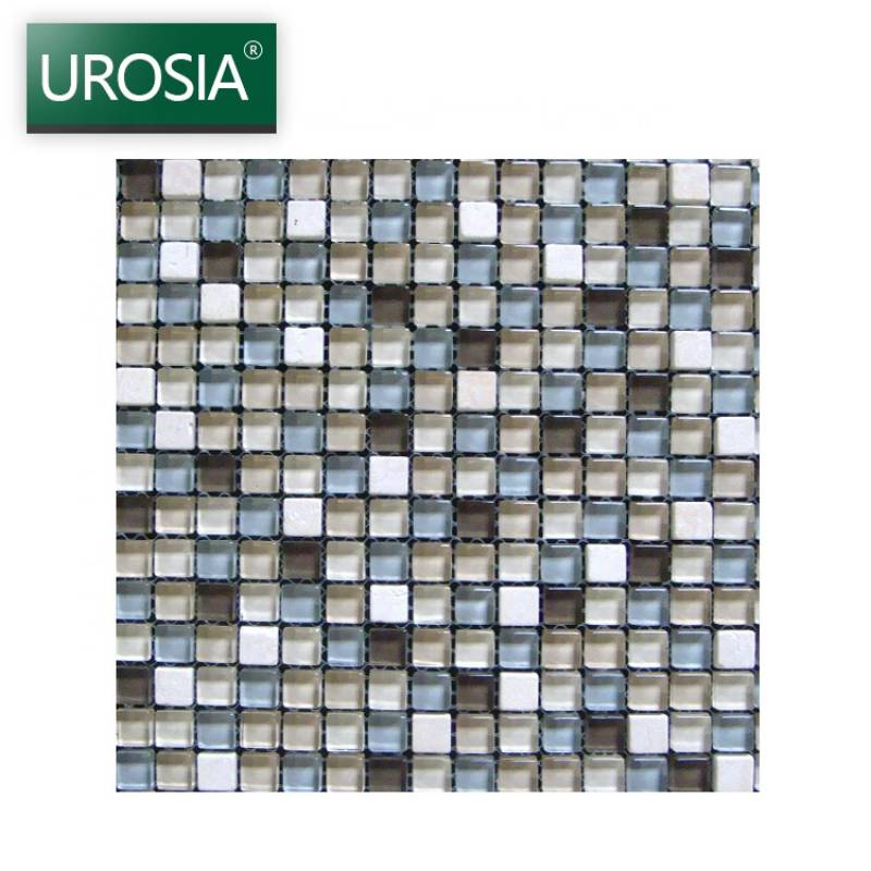 Gạch mosaic trang trí hình màu sắc hỗn hợp 300*300mm JS15017