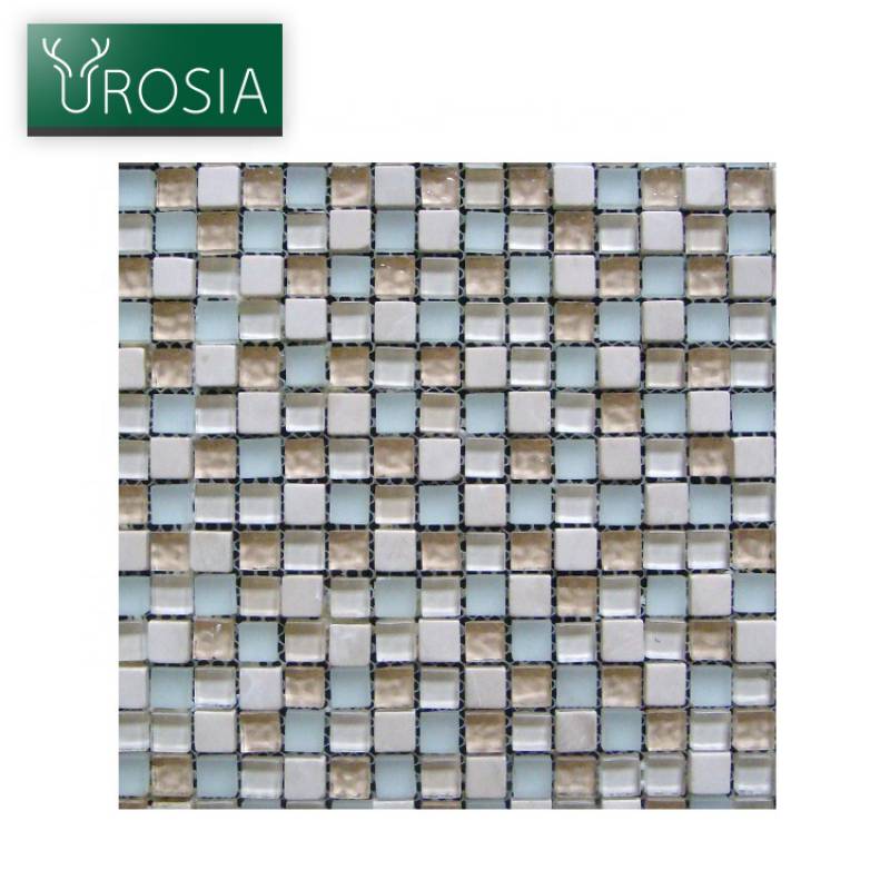 Gạch mosaic trang trí hình màu sắc hỗn hợp 300*300mm JS15008