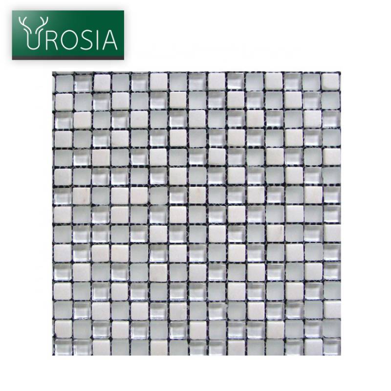 Gạch mosaic trang trí hình màu trắng 300*300mm JS15009