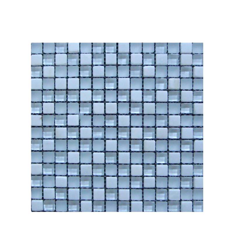 Gạch mosaic trang trí hình màu xanh 300*300mm JS15005
