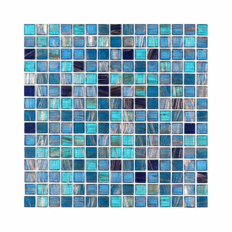 Gạch mosaic hồ bơi trang trí hình màu sắc hỗn hợp 327*327mm 2506