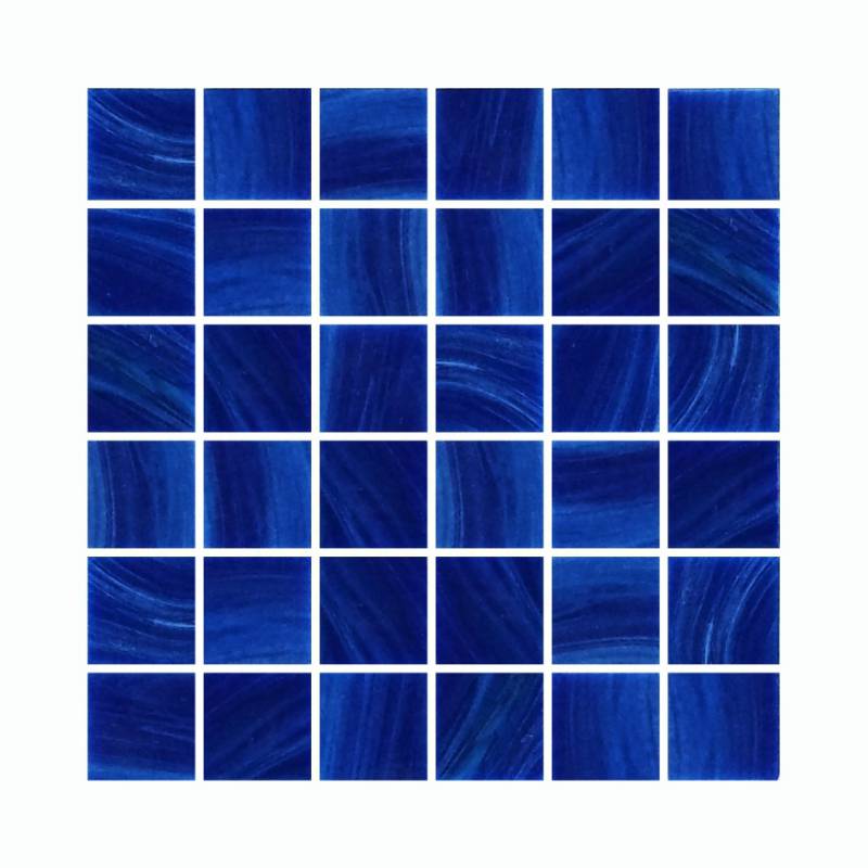 Gạch mosaic hồ bơi trang trí hình màu xanh 320*320mm NE76