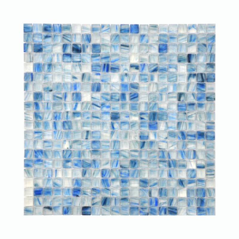 Gạch mosaic hồ bơi trang trí hình màu sắc hỗn hợp 327*327mm MN772