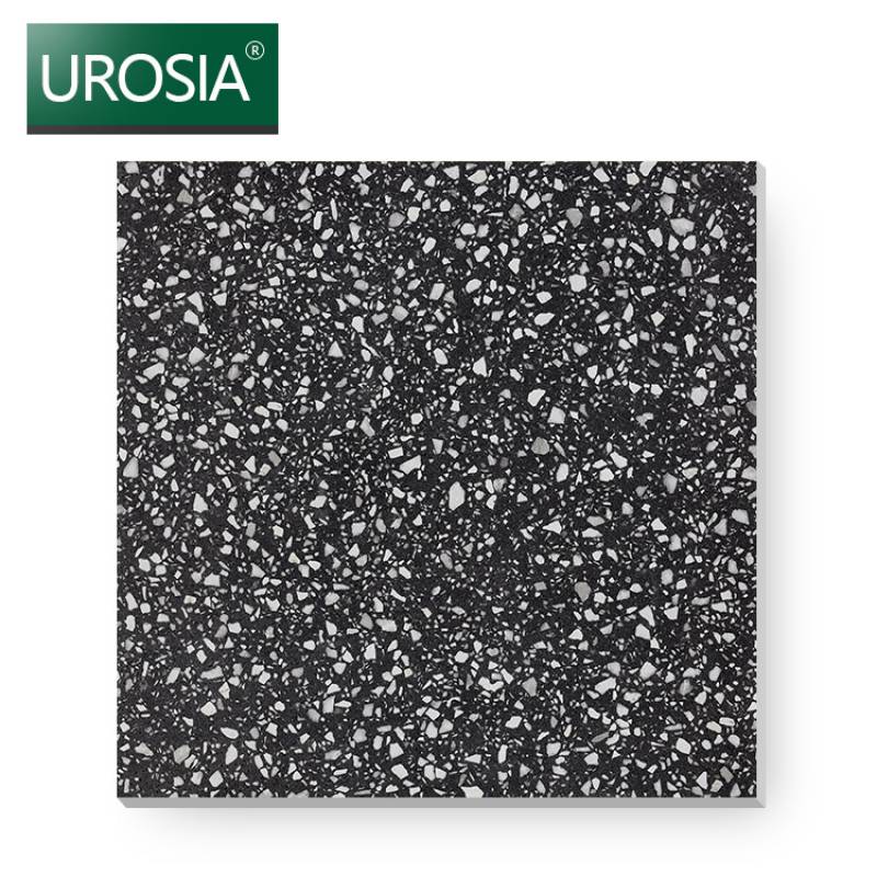 Gạch lát nền Terrazzo chống trượt 600*600mm màu đen CTGTX-TE108