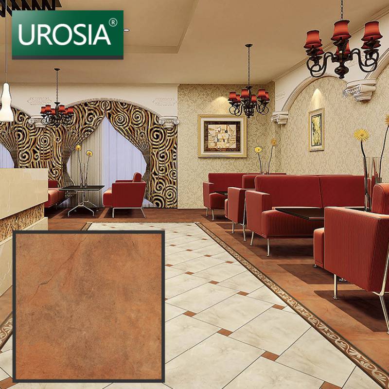 Gạch lát nền chống trượt men mờ 600*600mm màu nâu JD66021