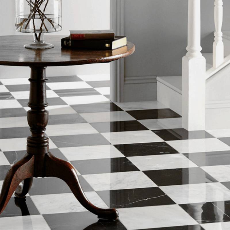 Gạch lát nền men bóng 600*600 màu trắng VIP60S53