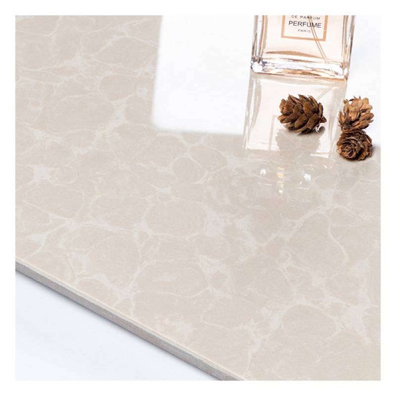 Gạch men bóng lát sàn 600*600mm 001B-6E01 màu trắng