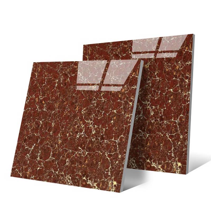 Gạch men bóng lát sàn 600x600mm AK609 màu đỏ 