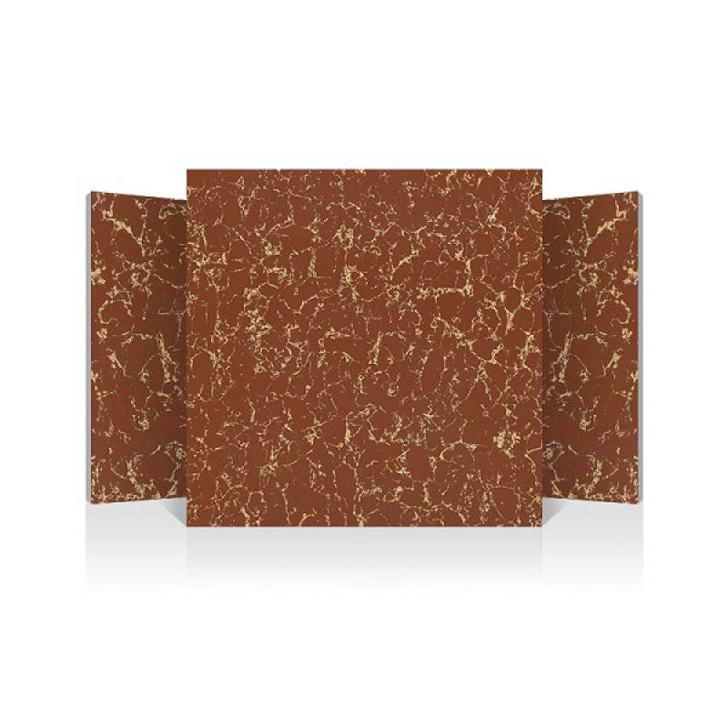 Gạch men bóng lát sàn 600x600mm AK668 màu nâu 